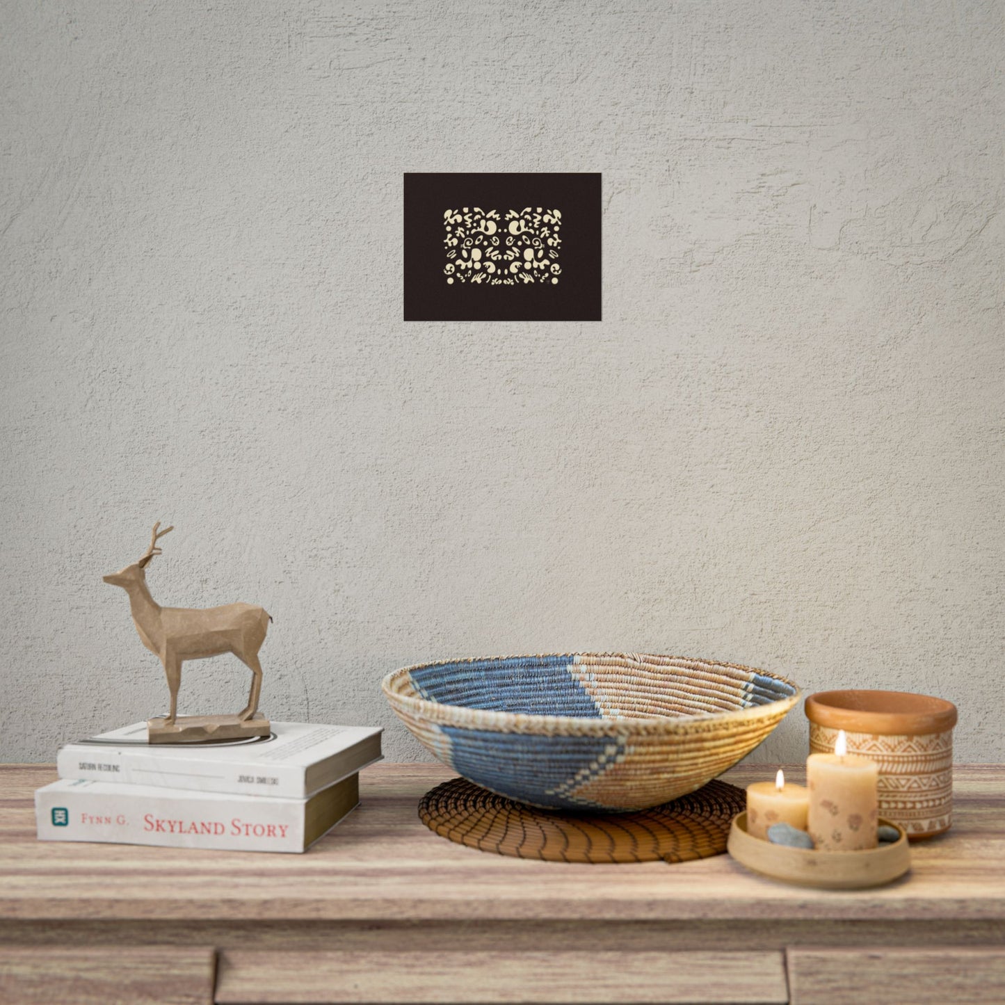 Mirror Work Rolled Poster (Landscape) - Smoke Signal