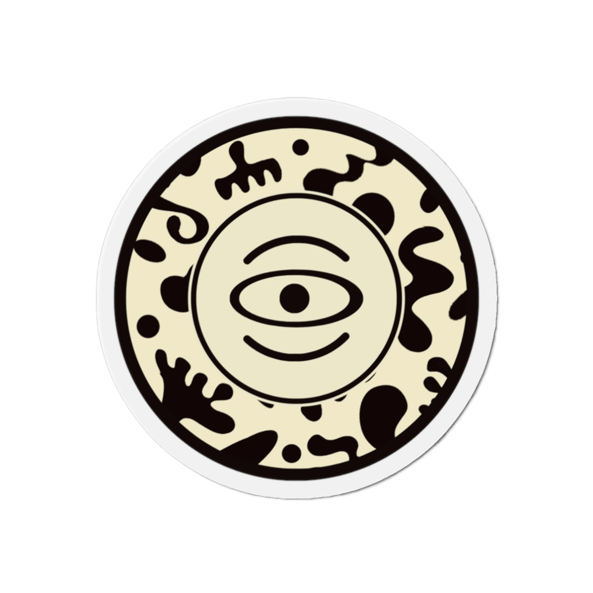 Adorn'd Color Logo Die Cut Magnet - Blank Page