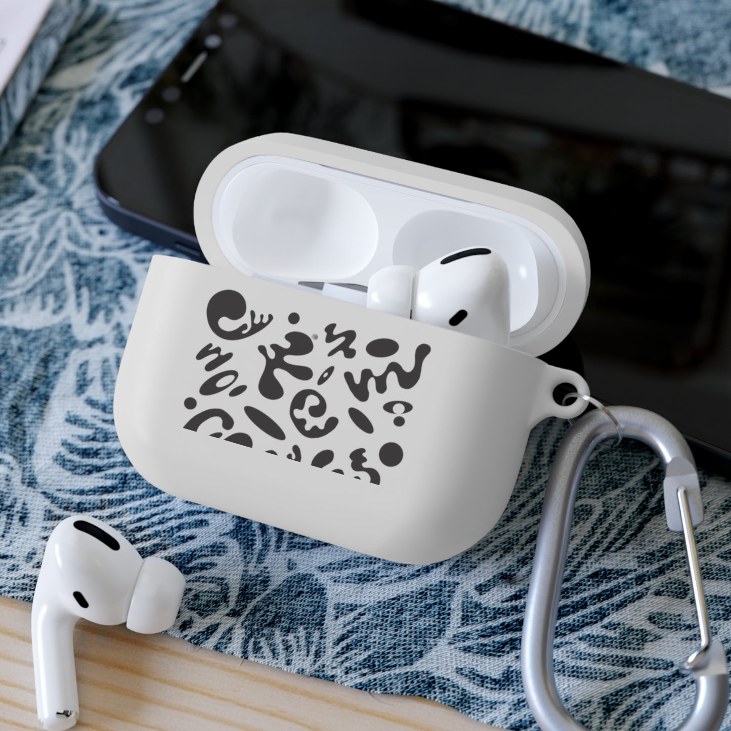 Pure Imagination Hard Plastic Airpods® Case Cover - Smoke Signal Black