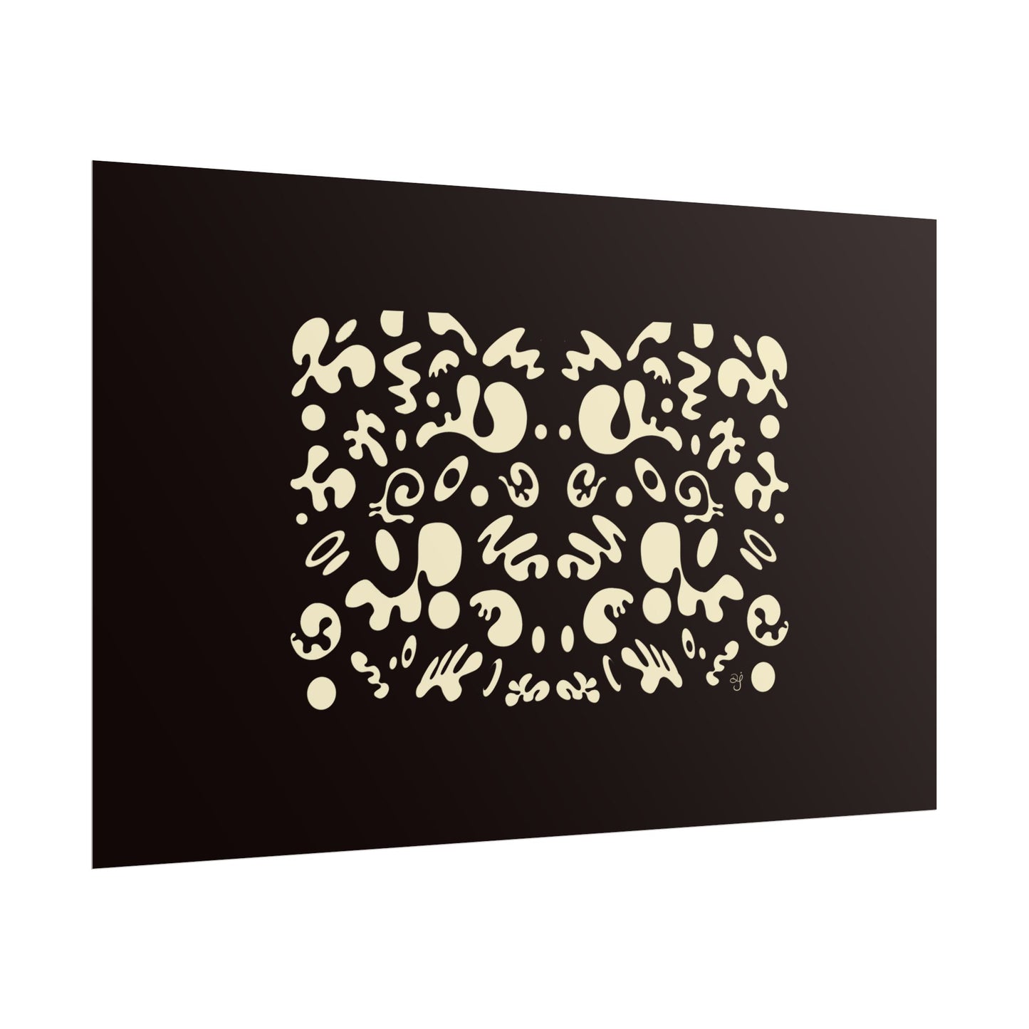 Mirror Work Rolled Poster (Landscape) - Smoke Signal