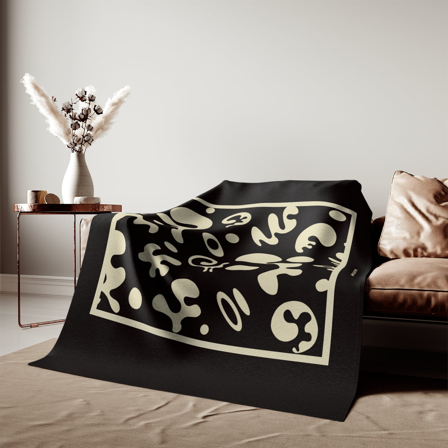Adorn'd Minimalist Square Sweatshirt Blanket - Smoke Signal