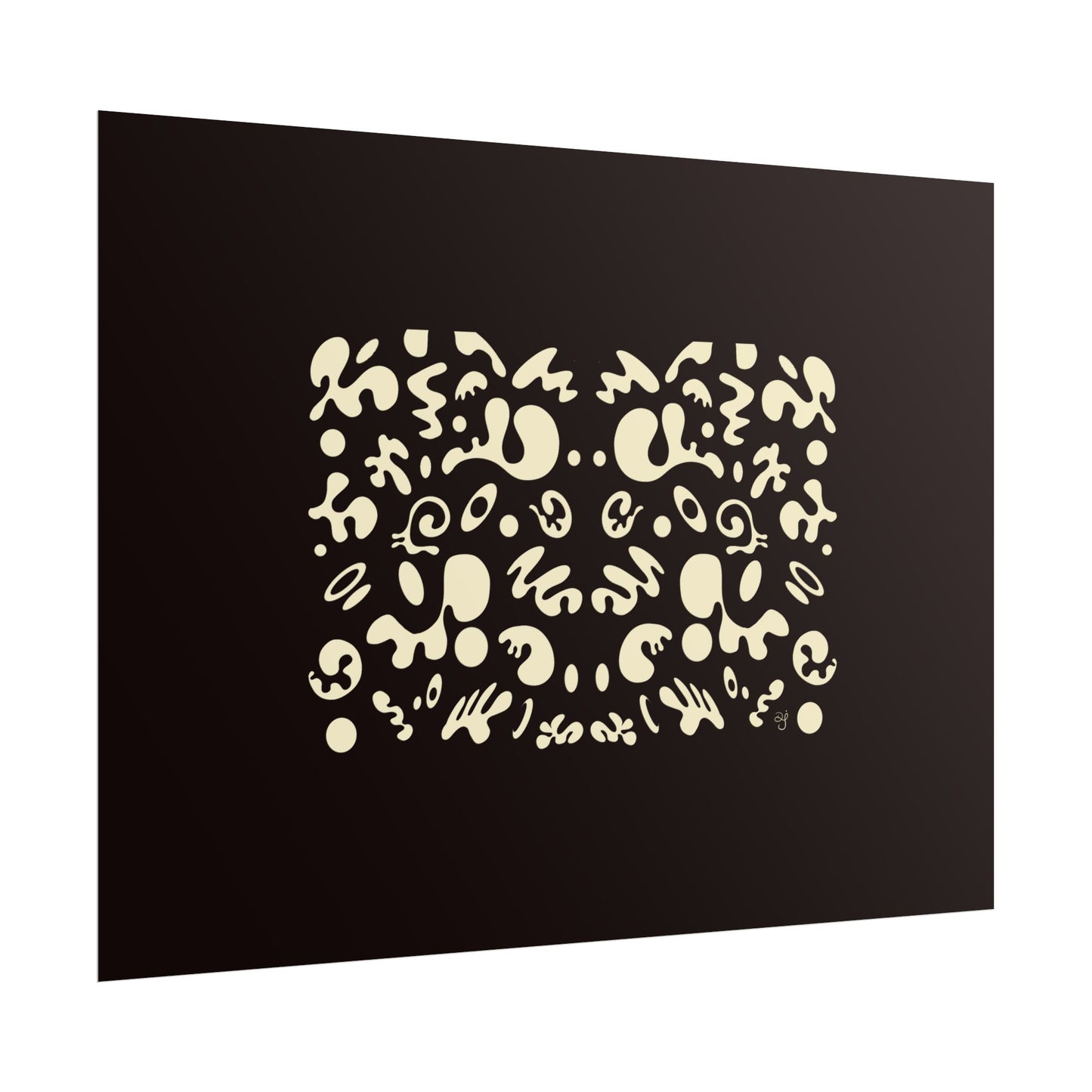 Mirror Work Rolled Poster (Landscape) - Smoke Signal