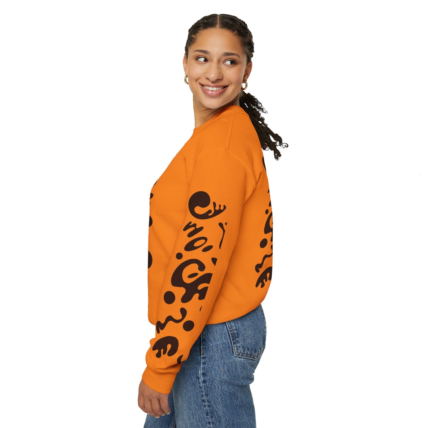 Pure Imagination Unisex Heavy Blend™ Crewneck Sweatshirt- Smoke Signal Black Print