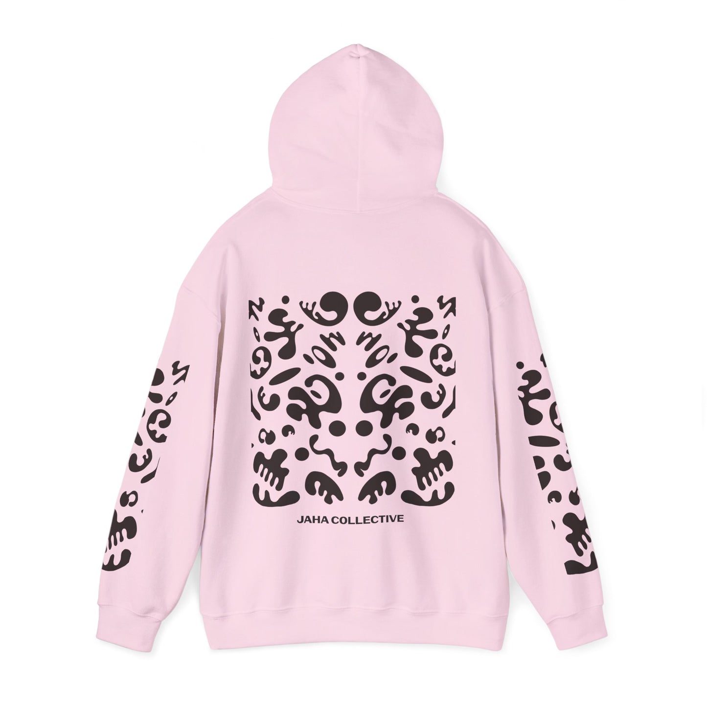 Mirror Work Unisex Heavy Blend™ Hooded Sweatshirt - Smoke Signal Black Print