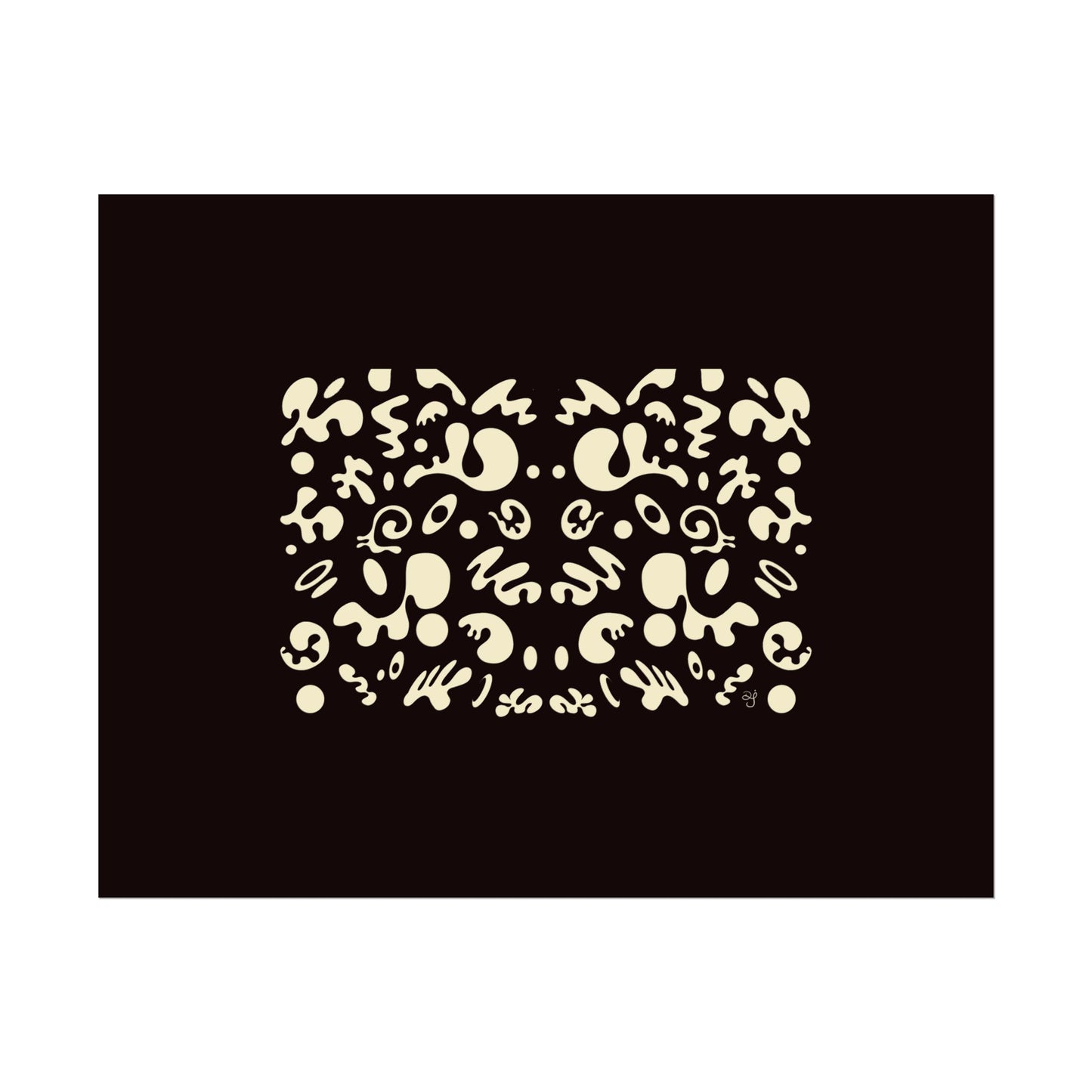 Mirror Work Rolled Poster (Landscape) - Smoke Signal