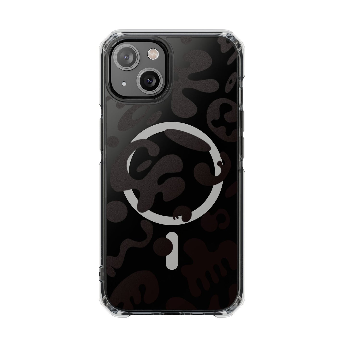 Pure Imagination Clear MagSafe Impact Case - Smoke Signal Black