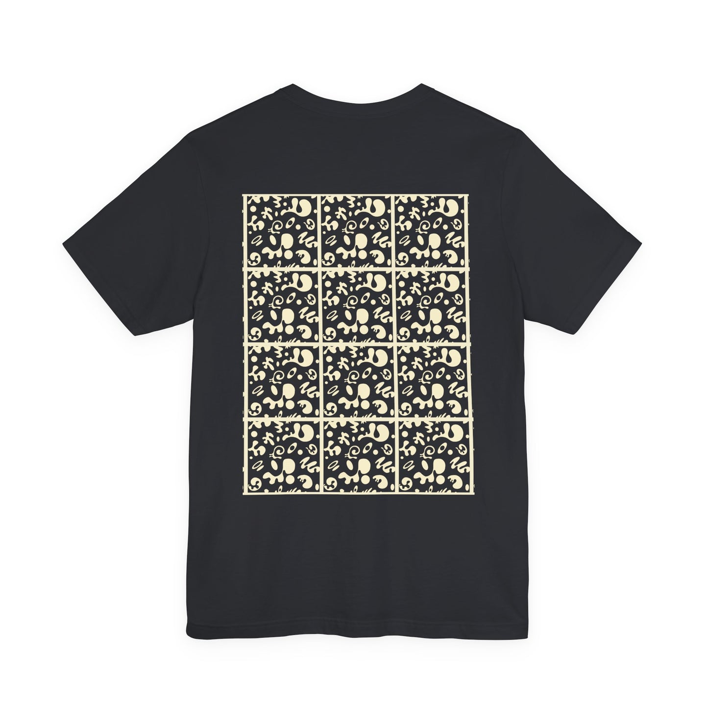 Adorn'd Unisex Jersey Short Sleeve Tee - Blank Page White Print