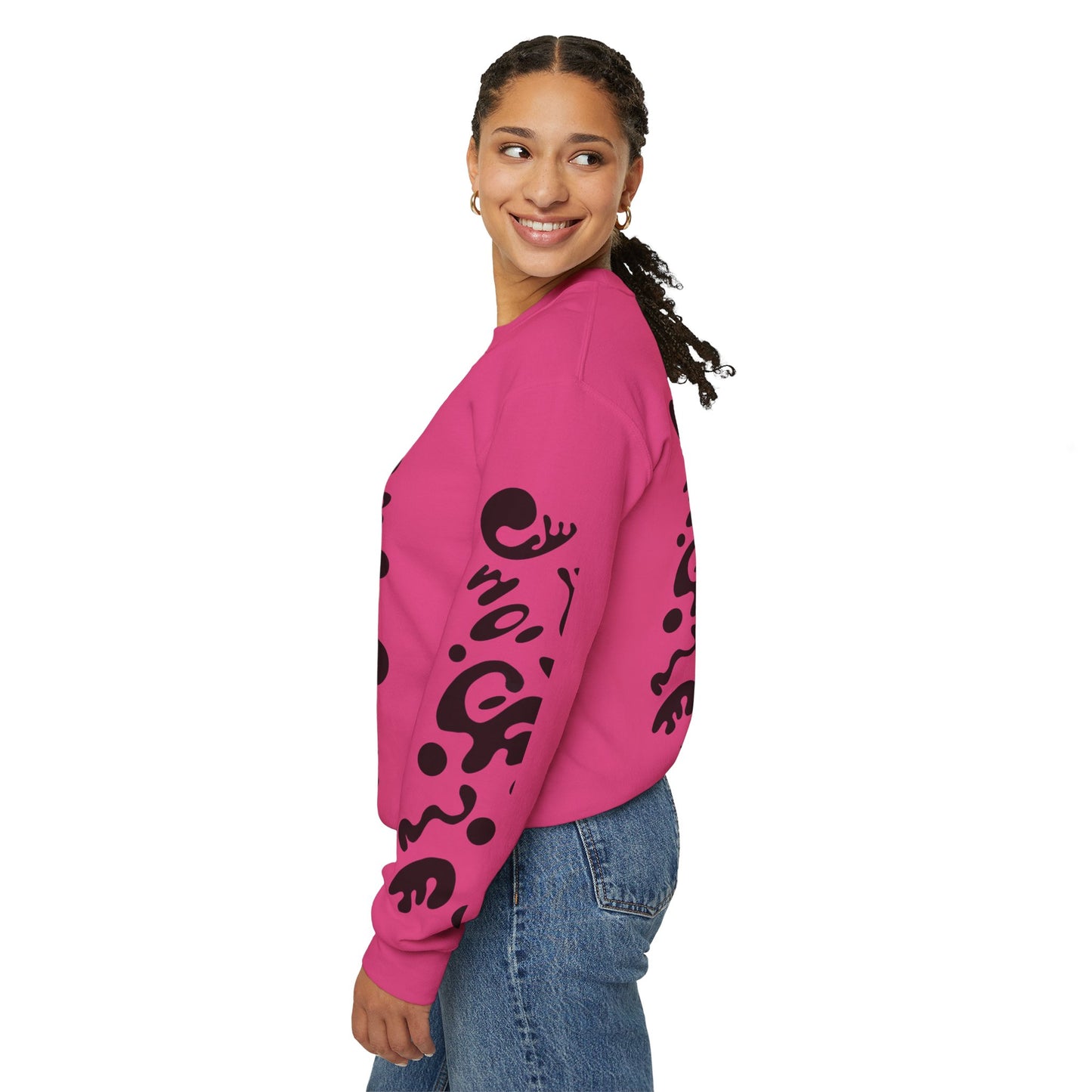 Pure Imagination Unisex Heavy Blend™ Crewneck Sweatshirt- Smoke Signal Black Print