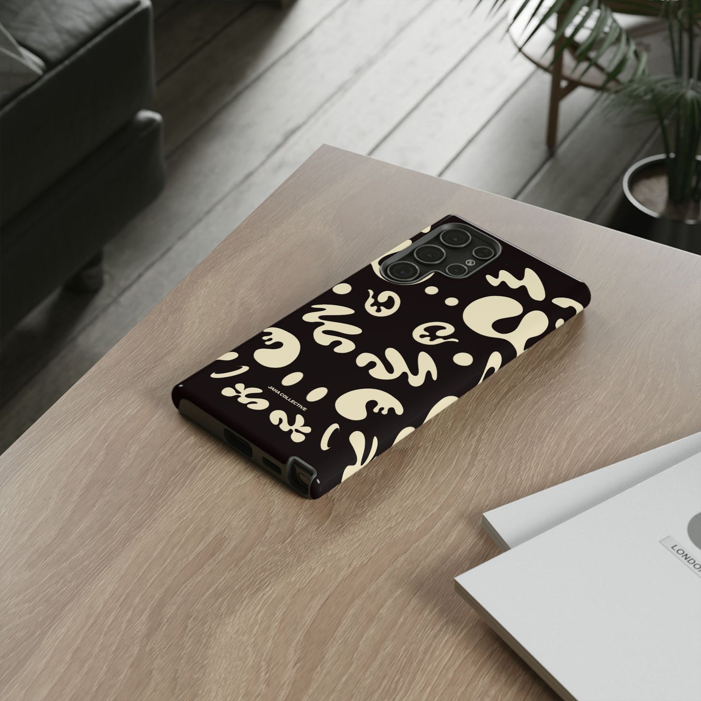 Mirror Work Tough Case (Samsung) - Smoke Signal Black