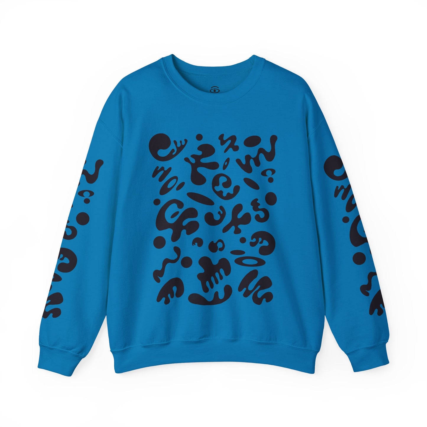 Pure Imagination Unisex Heavy Blend™ Crewneck Sweatshirt- Smoke Signal Black Print
