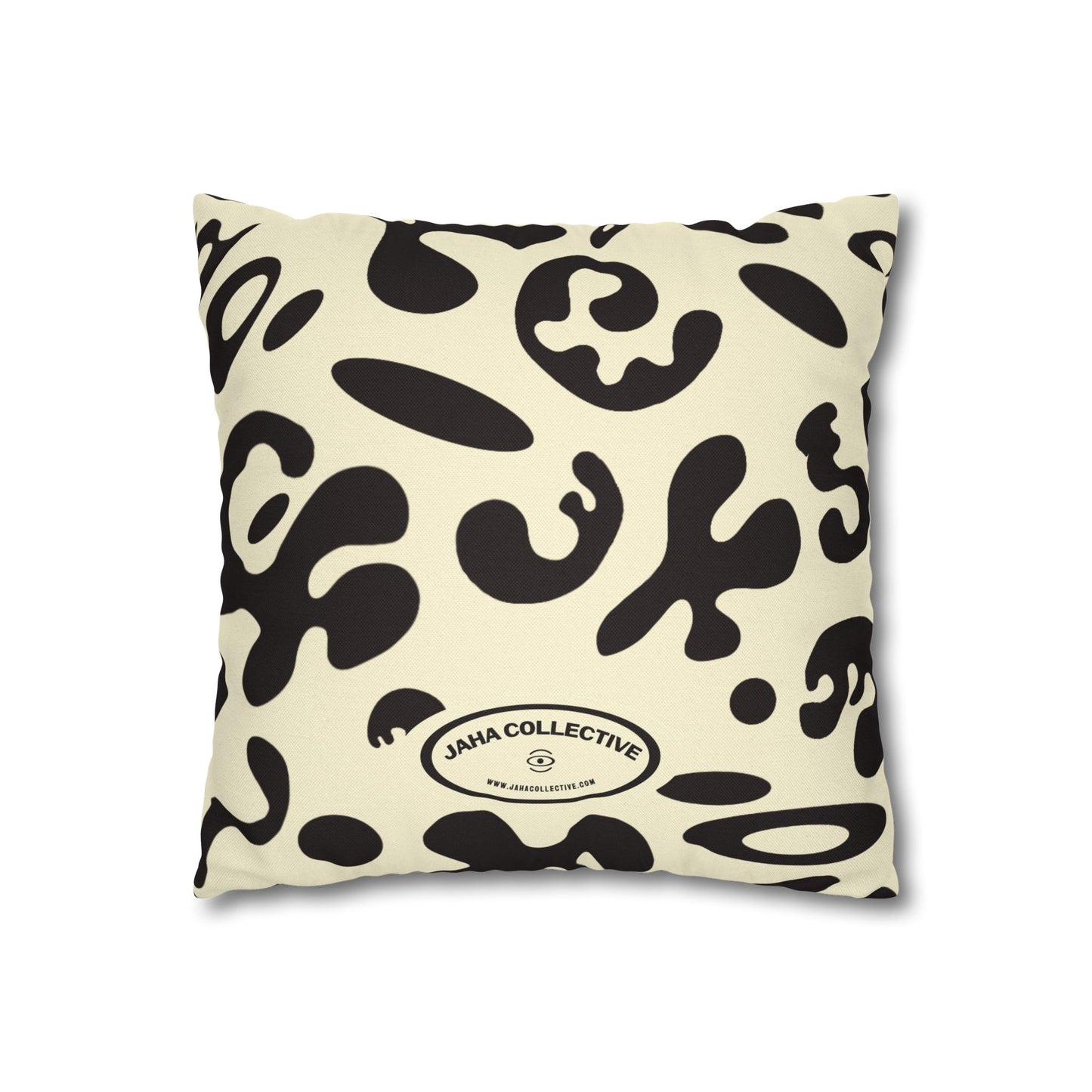 Pure Imagination Spun Polyester Square Pillowcase - Blank Page White