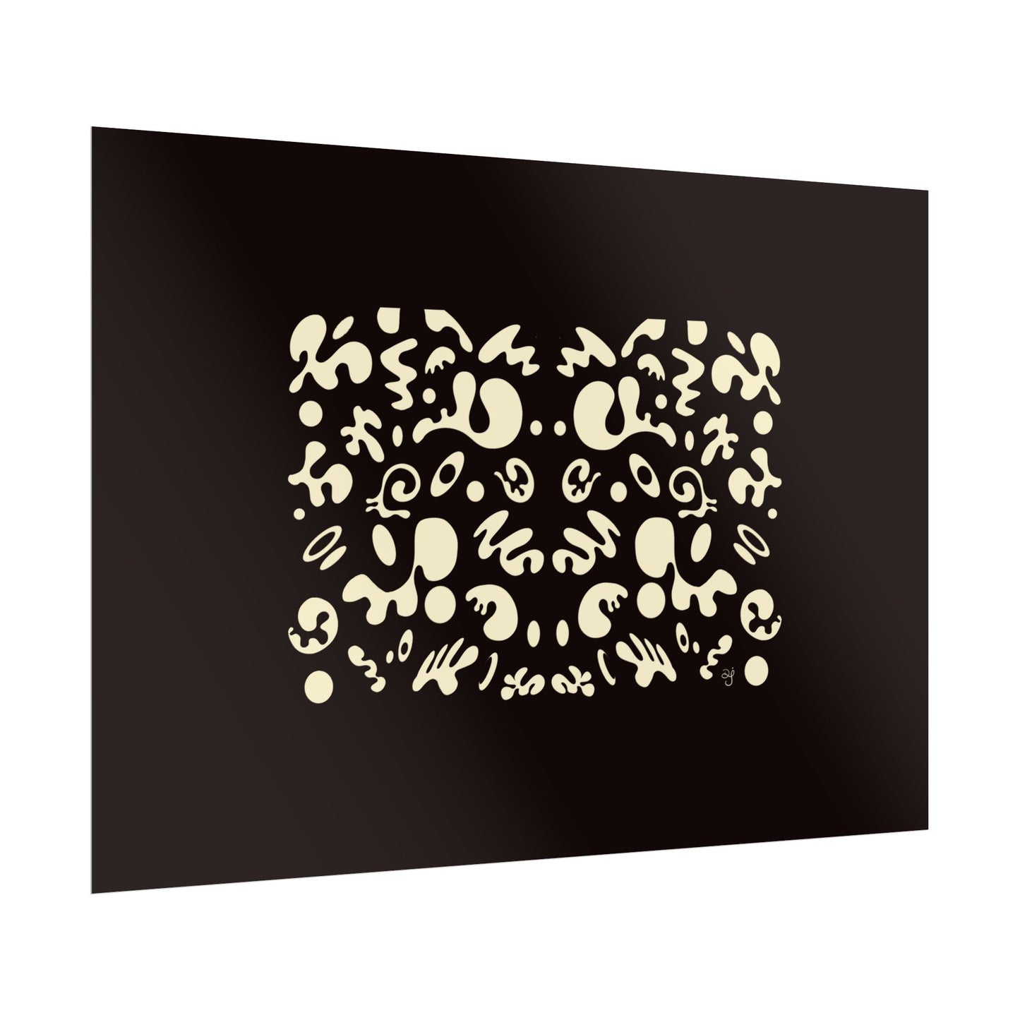 Mirror Work Rolled Poster (Landscape) - Smoke Signal