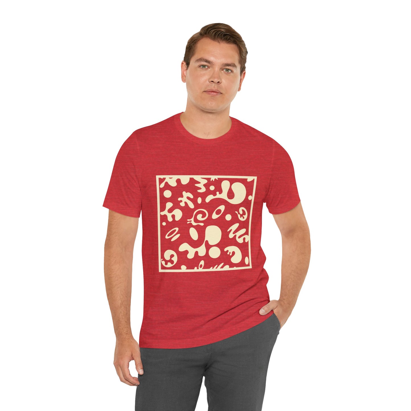 Adorn'd Unisex Jersey Short Sleeve Tee - Blank Page White Print