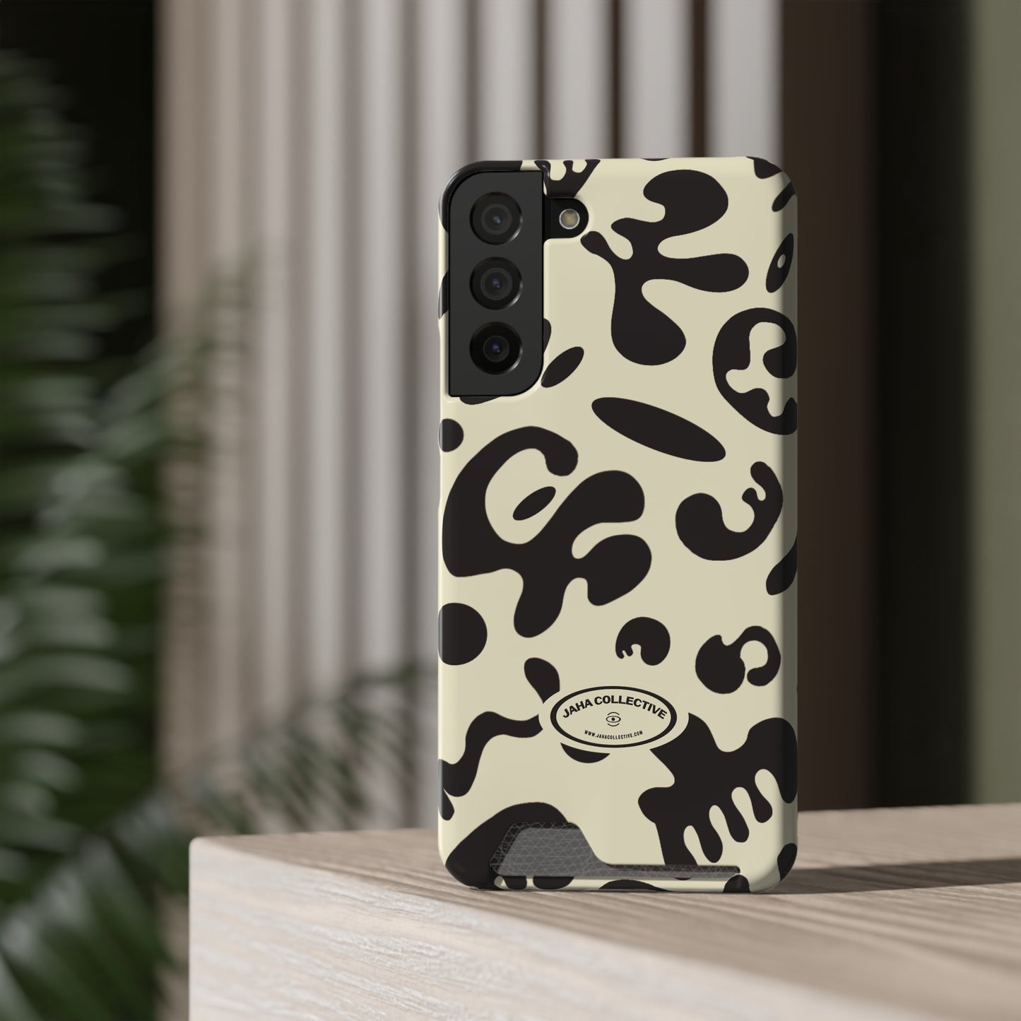 Pure Imagination Phone Case w Card Holder - Blank Page White
