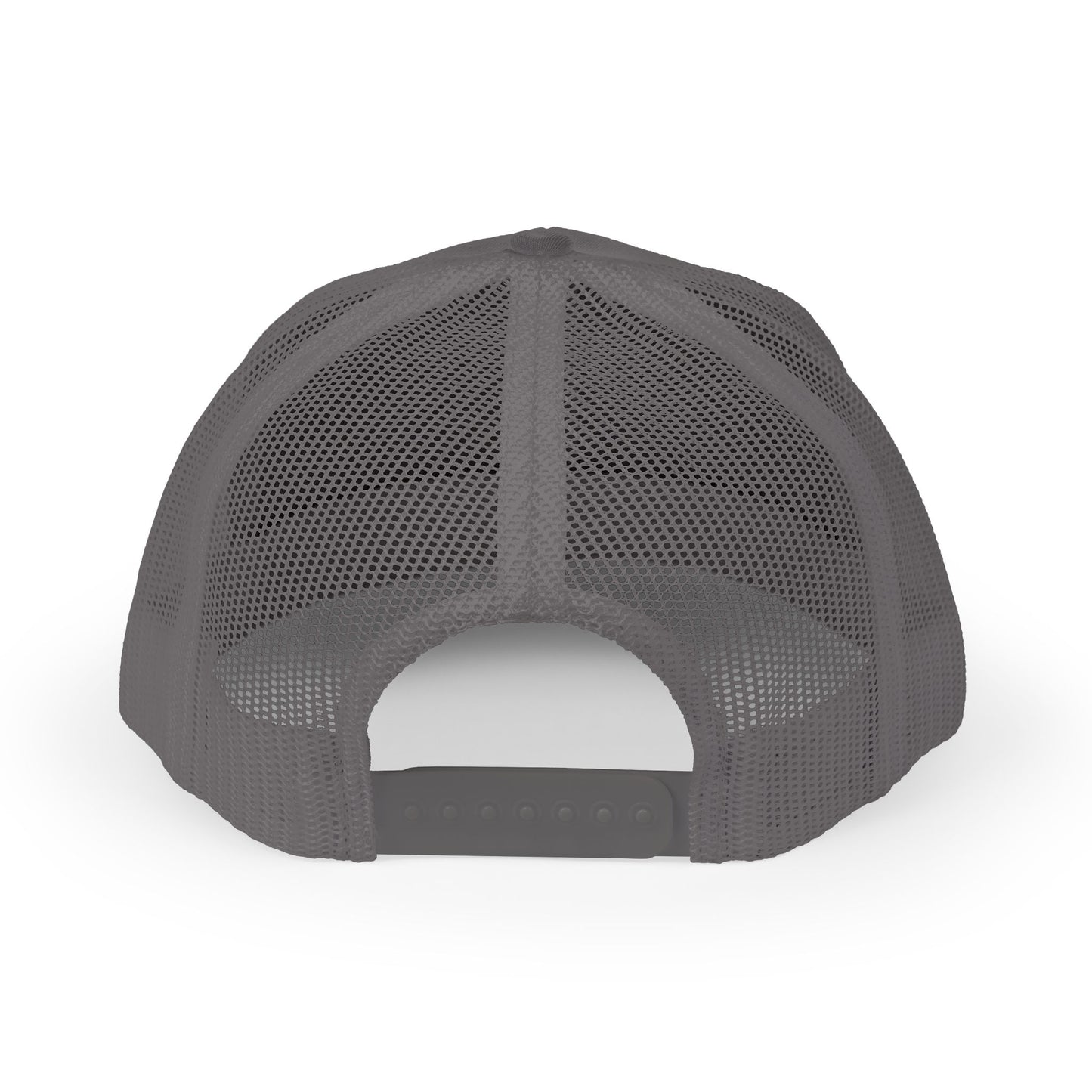 Adorn'd Logo Embroidered Retro Trucker Hat - Smoke Signal Black
