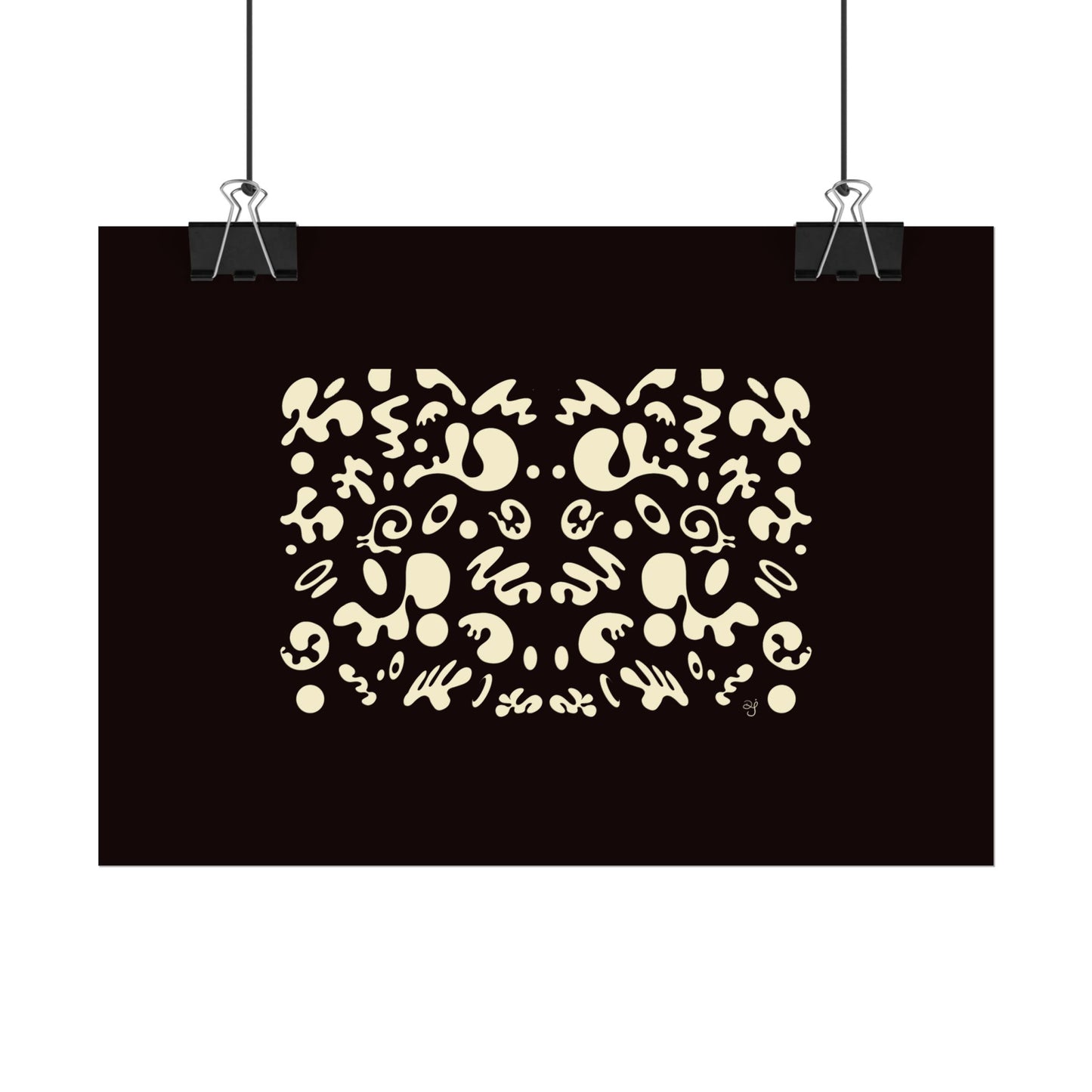 Mirror Work Rolled Poster (Landscape) - Smoke Signal