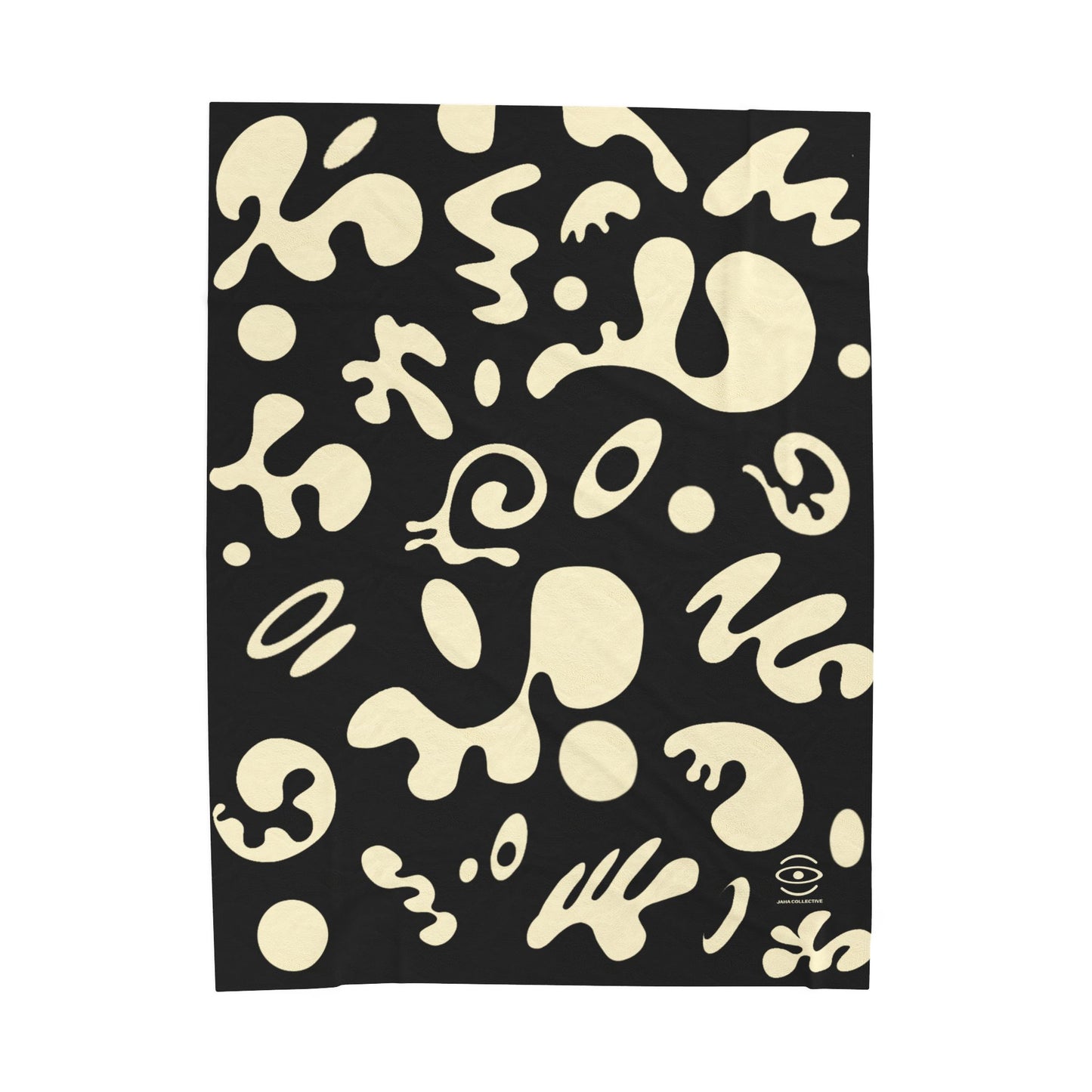 Pure Imagination Velveteen Plush Blanket - Smoke Signal Black