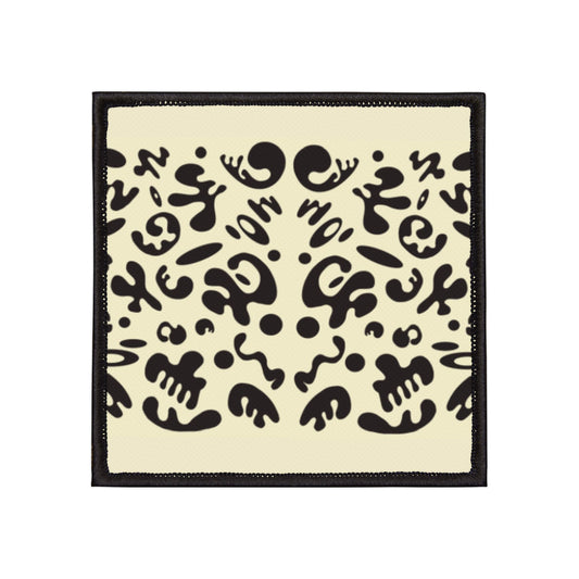 Mirror Work Color Vibrant Iron-On Patches - Blank Page