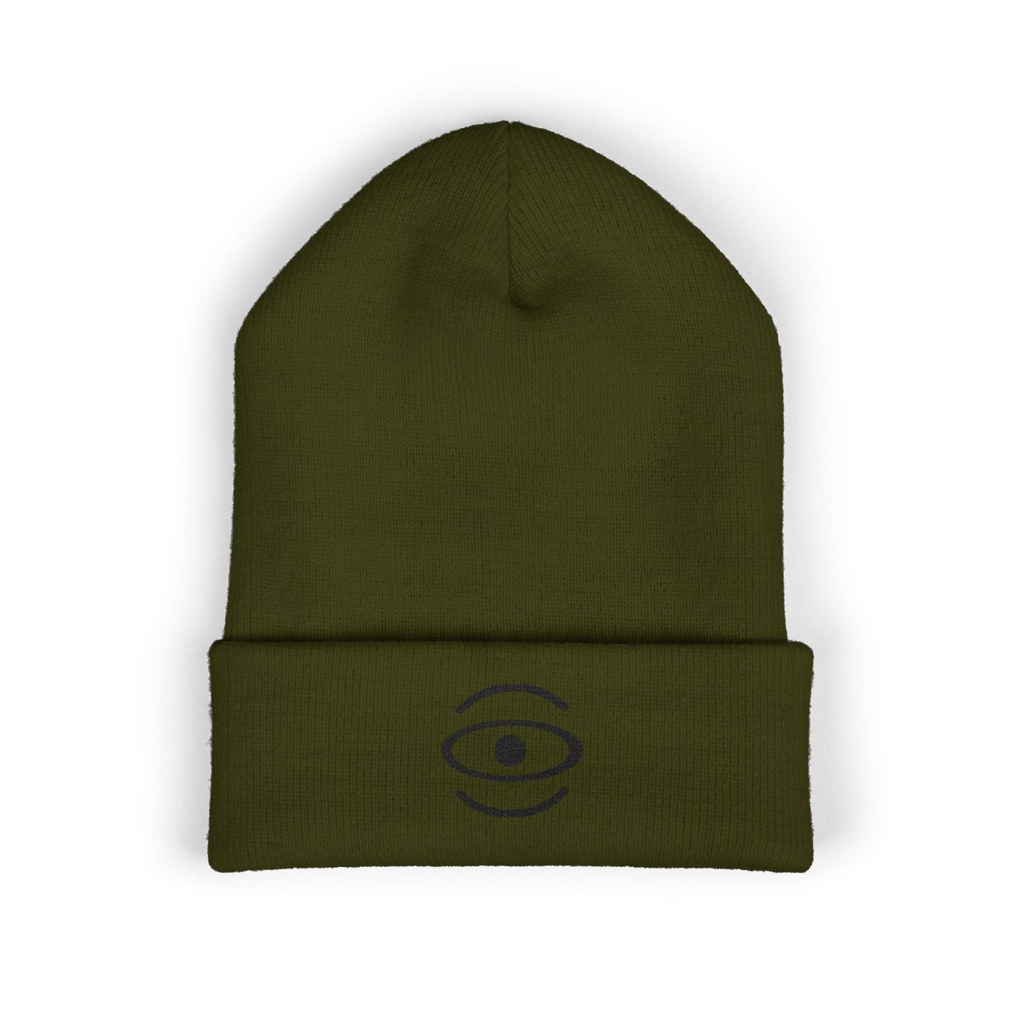 Jaha Logo Embroidered Classic Cuffed Beanie - Smoke Signal Black