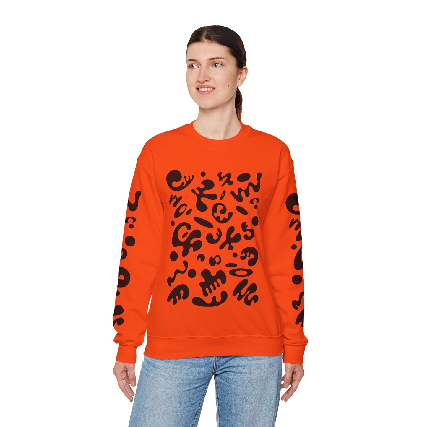 Pure Imagination Unisex Heavy Blend™ Crewneck Sweatshirt- Smoke Signal Black Print