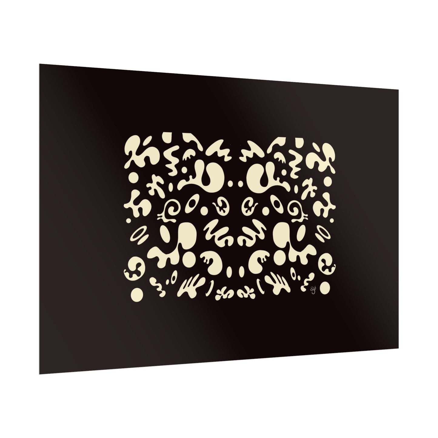 Mirror Work Rolled Poster (Landscape) - Smoke Signal