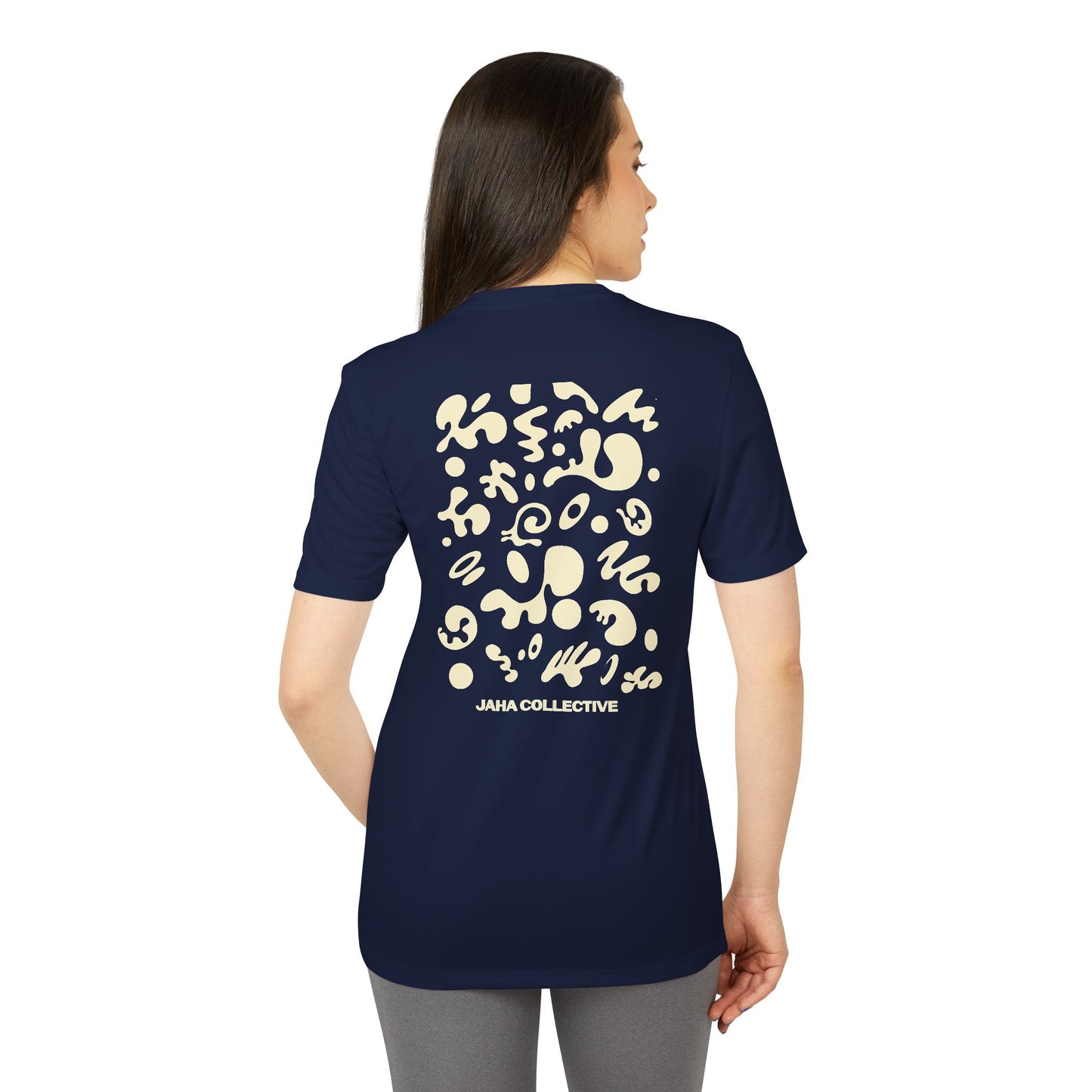 Pure Imagination Adidas Unisex Sport T-Shirt - Blank Page White