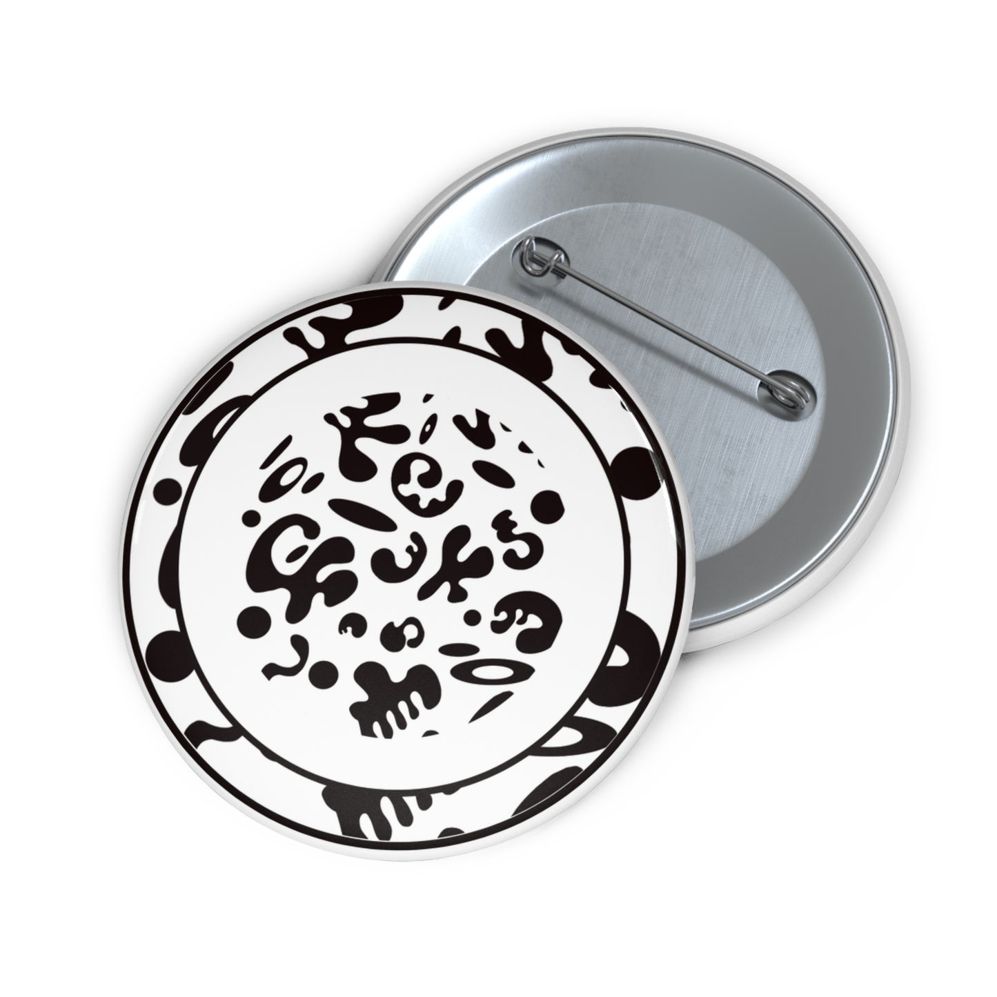 Adorn'd Pin Button - Starlight White