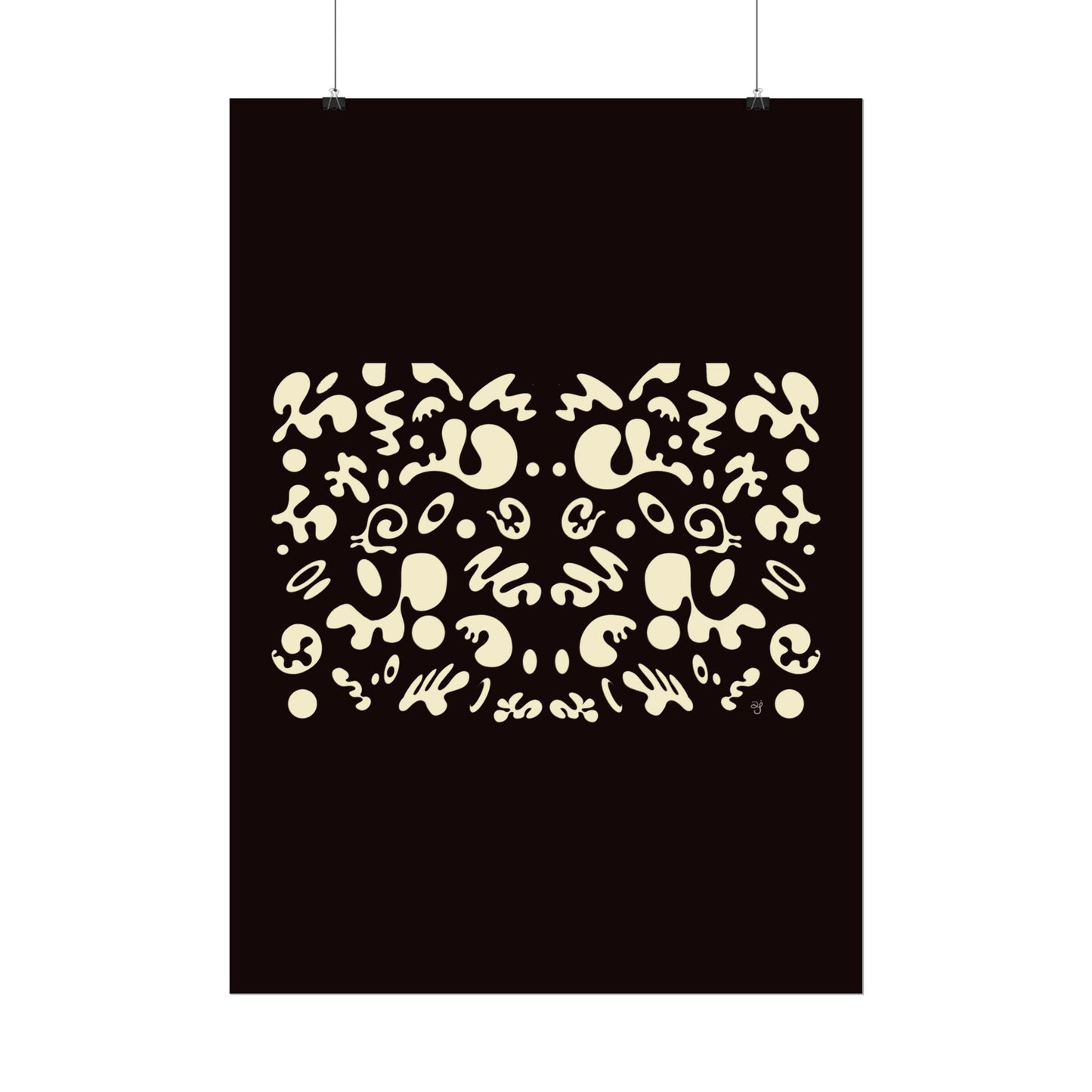 Mirror Work Rolled Poster (Portrait) - Smoke Signal