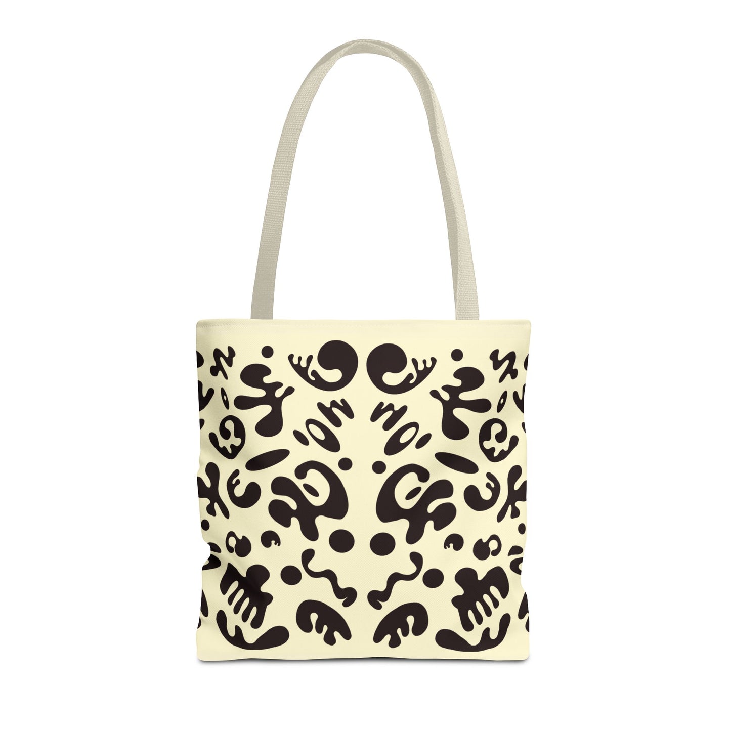 Mirror Work Colorful Tote Bag - Blank Page