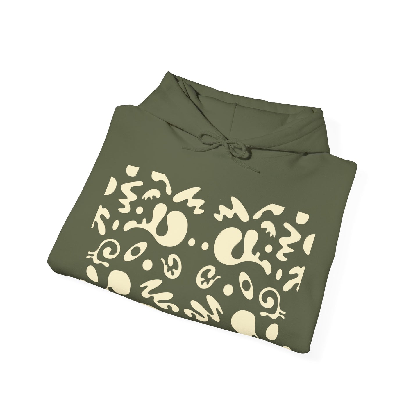 Mirror Work Unisex Heavy Blend™ Hooded Sweatshirt - Blank Page White Print