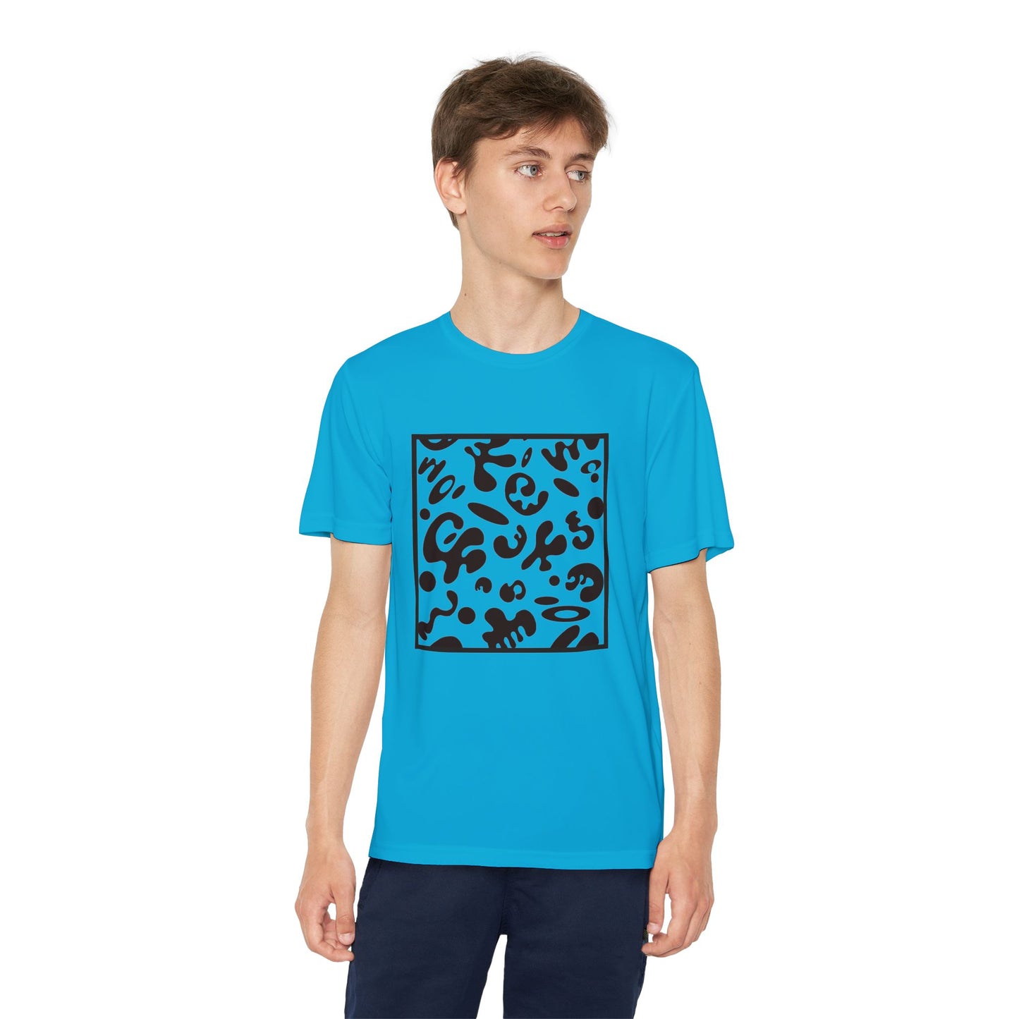 Adorn'd Youth Competitor Graphic Tee - Smoke Signal Black