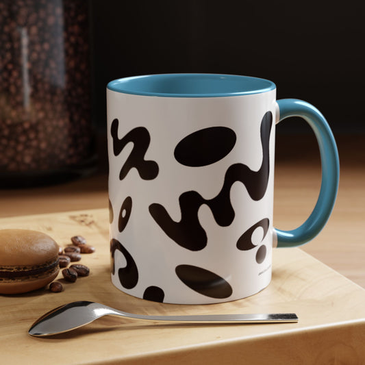 Nourish'd Color Accent Ceramic Mug