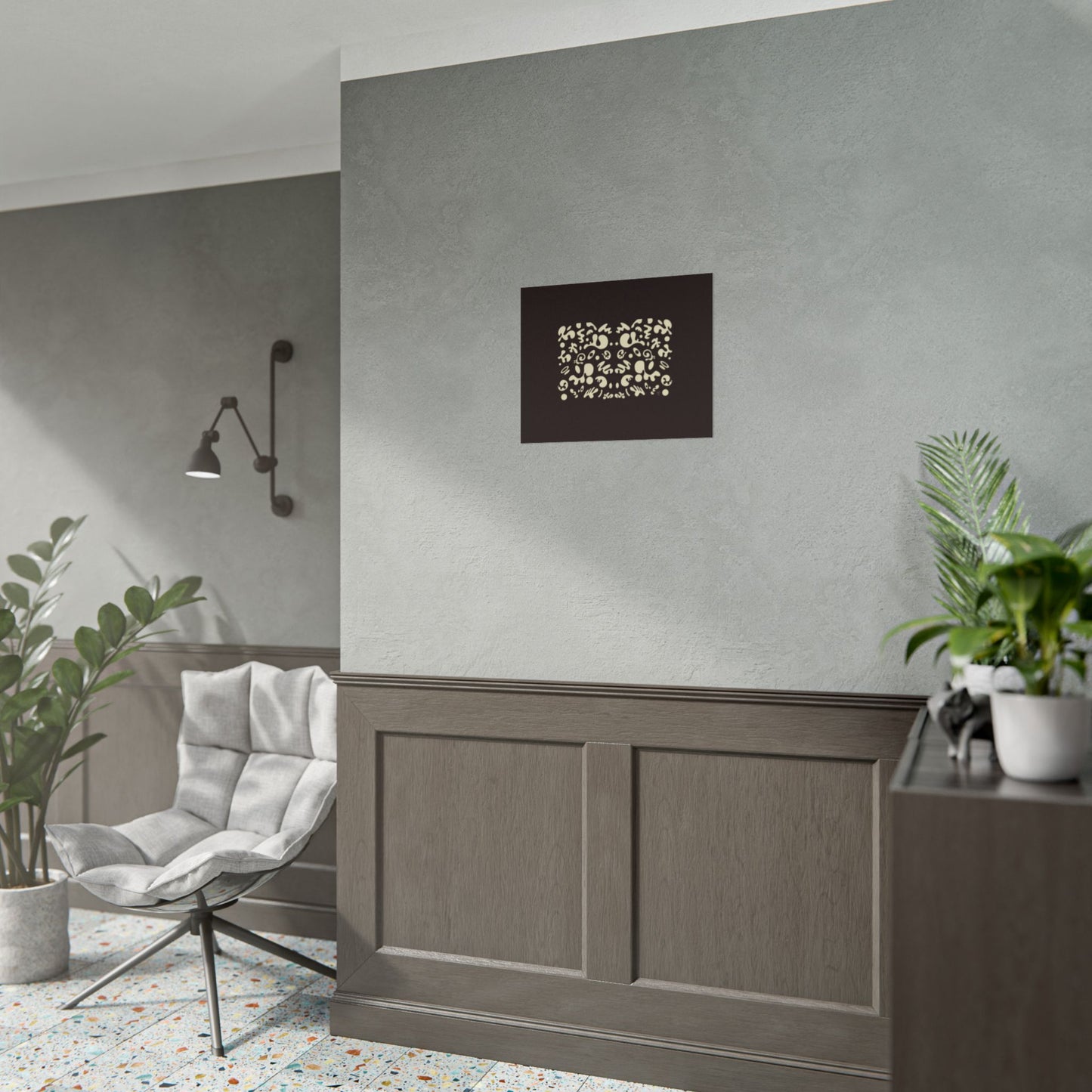 Mirror Work Rolled Poster (Landscape) - Smoke Signal