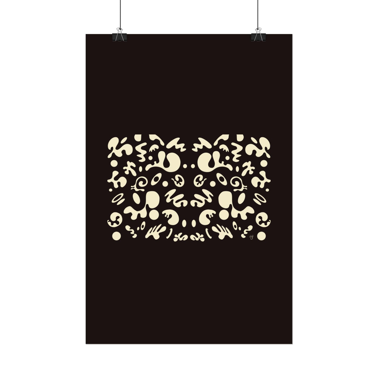 Mirror Work Rolled Poster (Portrait) - Smoke Signal