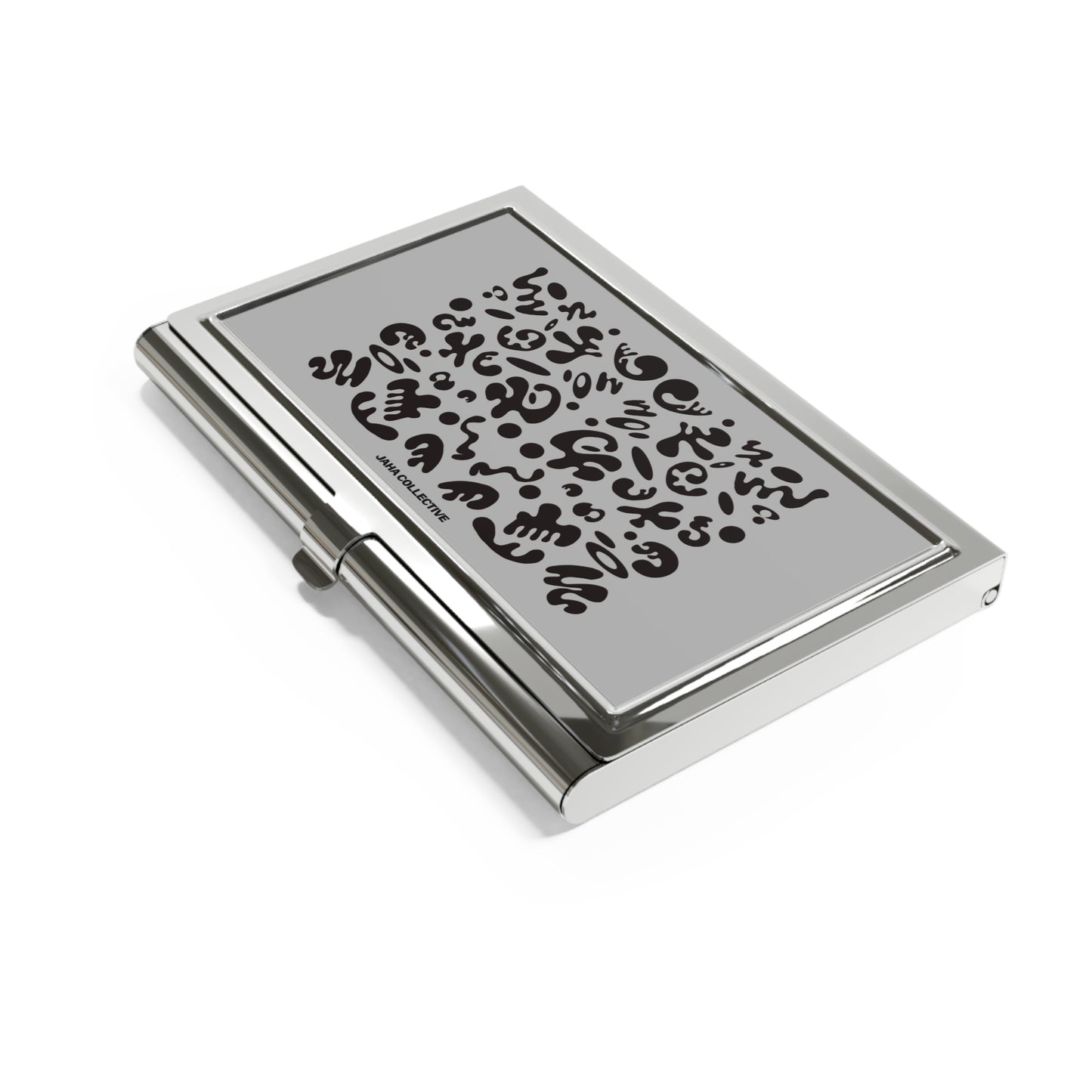 Mirror Work Business Card Holder