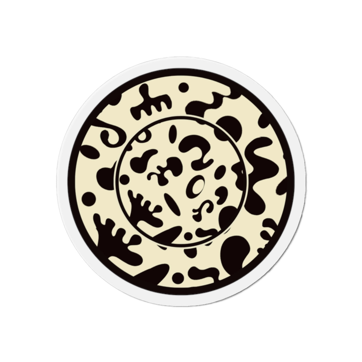 Adorn'd Color Die Cut Magnet - Blank Page
