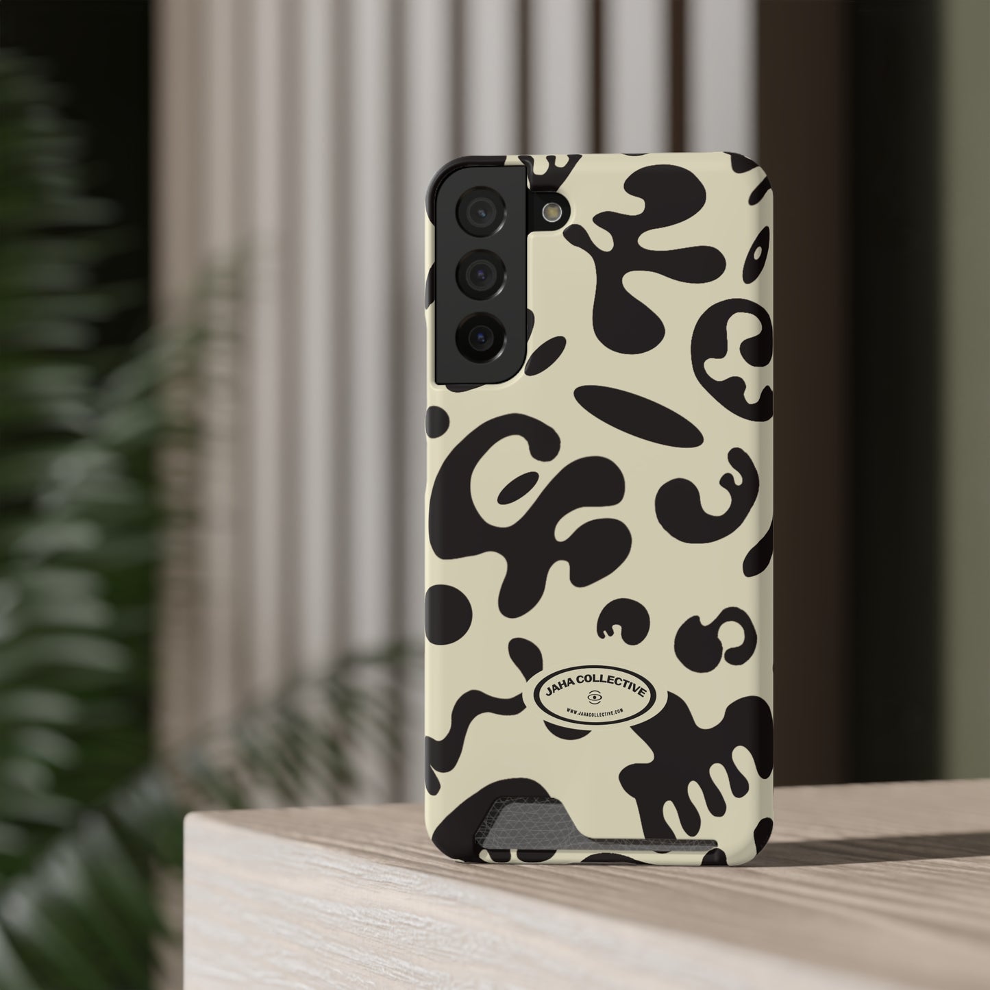 Pure Imagination Phone Case w Card Holder - Blank Page White
