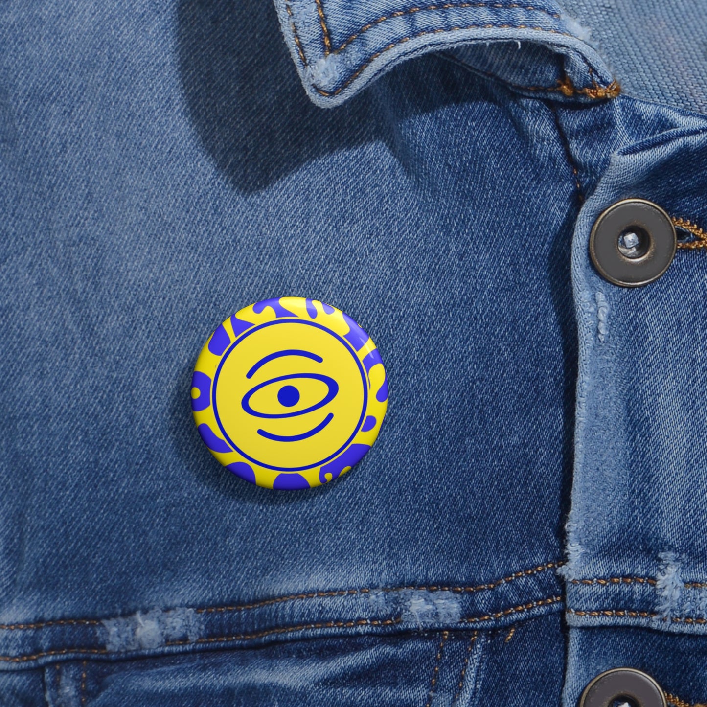 Adorn'd Color Logo Pin Button - Sunspell