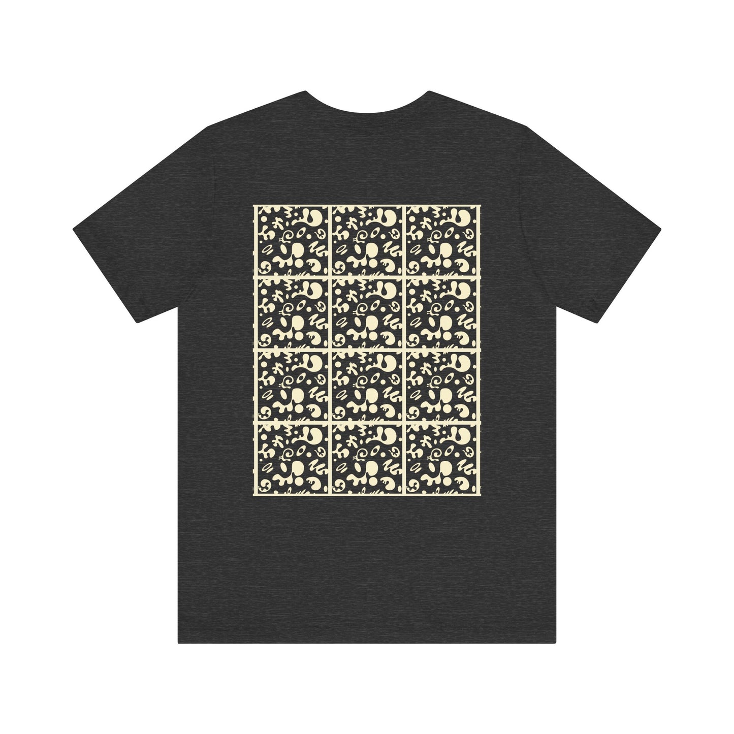 Adorn'd Unisex Jersey Short Sleeve Tee - Blank Page White Print