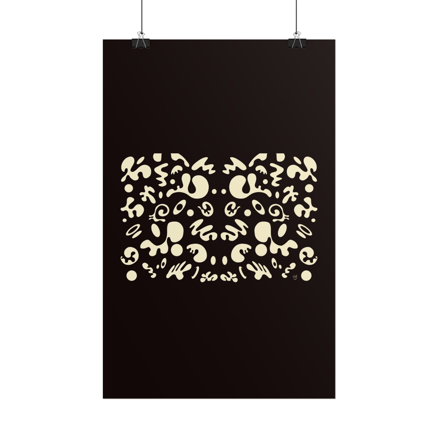 Mirror Work Rolled Poster (Portrait) - Smoke Signal