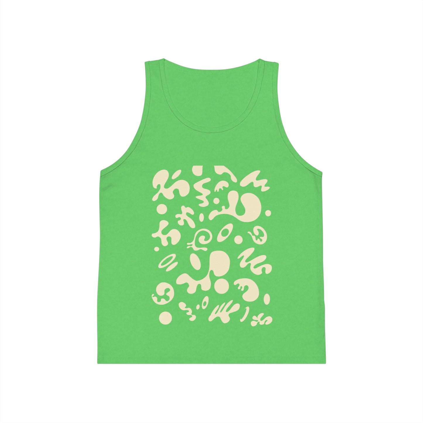 Bright Future Kid's Jersey Tank Top - Blank Page White
