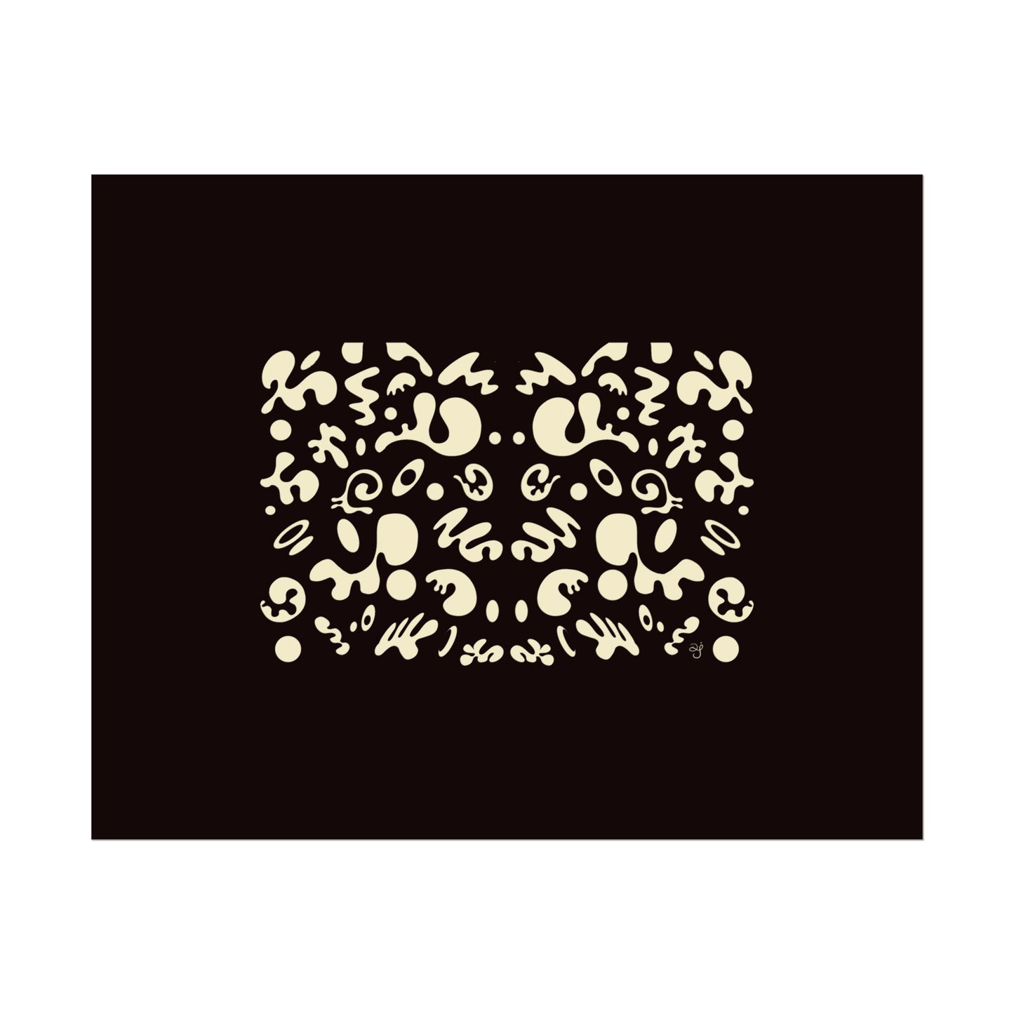 Mirror Work Rolled Poster (Landscape) - Smoke Signal