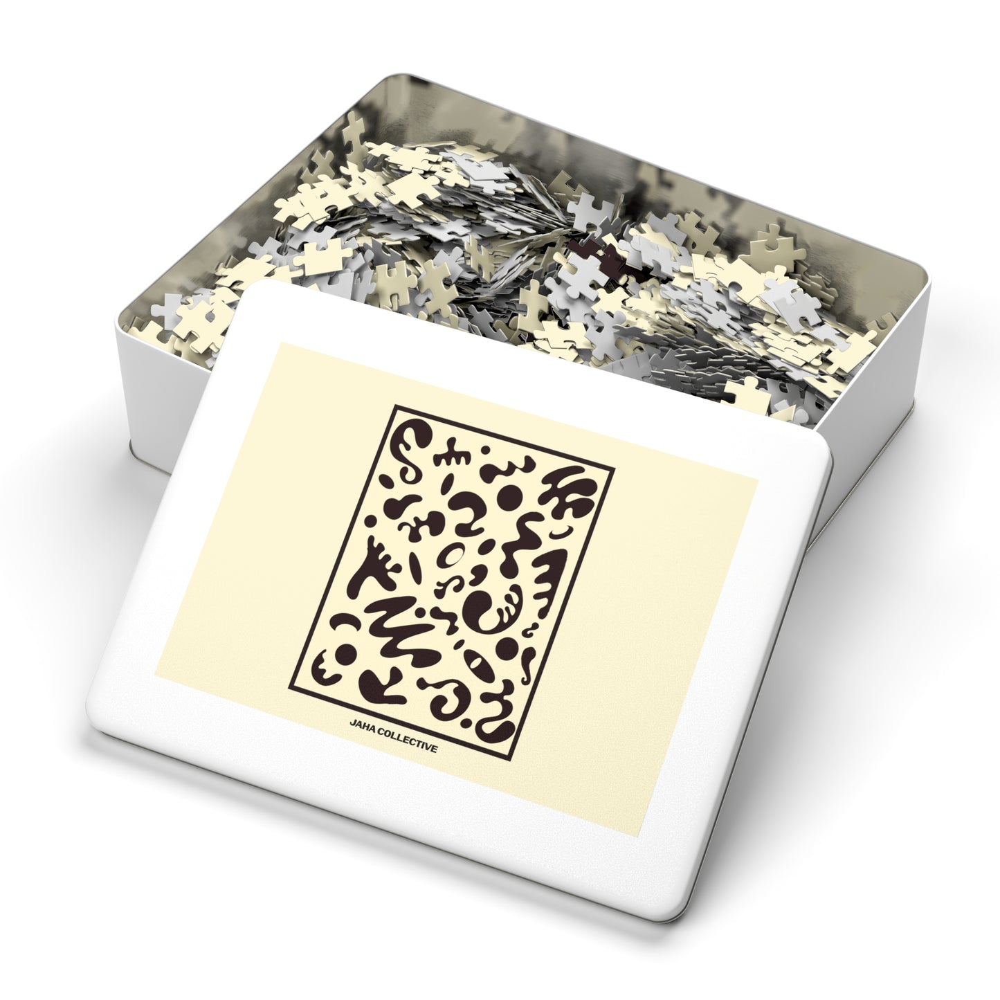 Deep Dream Jigsaw Puzzle w Tin Case - Blank Page