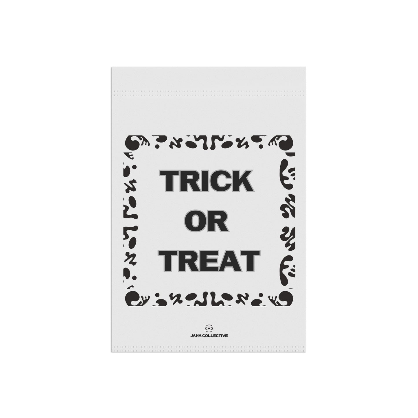 Trick or Treat Garden & House Banner - Starlight White