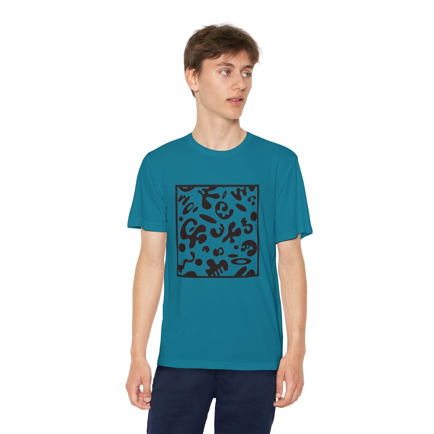 Adorn'd Youth Competitor Graphic Tee - Smoke Signal Black