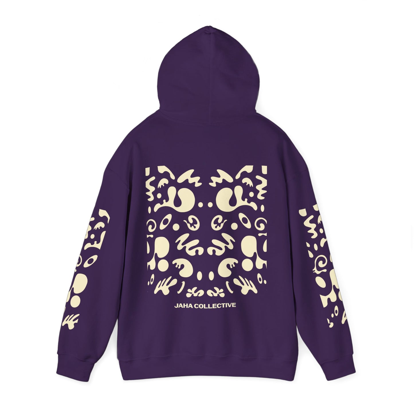 Mirror Work Unisex Heavy Blend™ Hooded Sweatshirt - Blank Page White Print