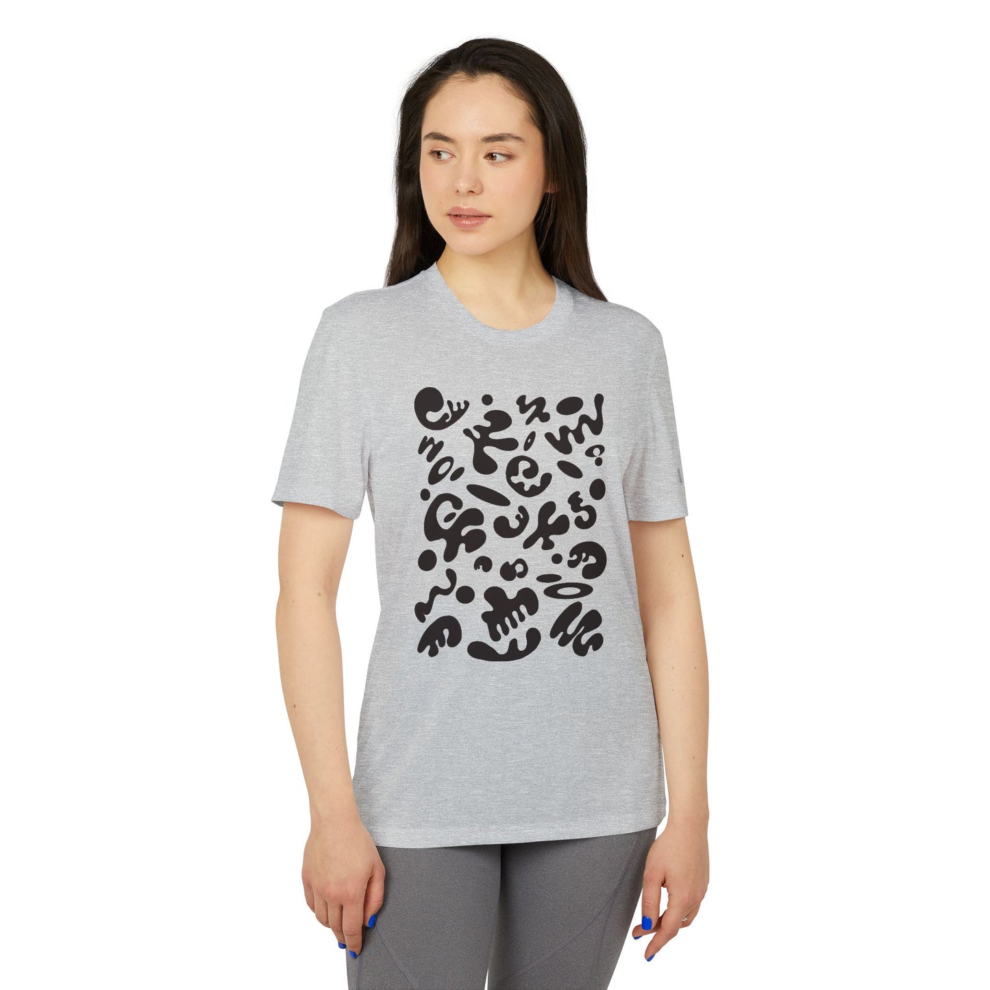 Pure Imagination Adidas Unisex Sport T-Shirt - Smoke Signal Black
