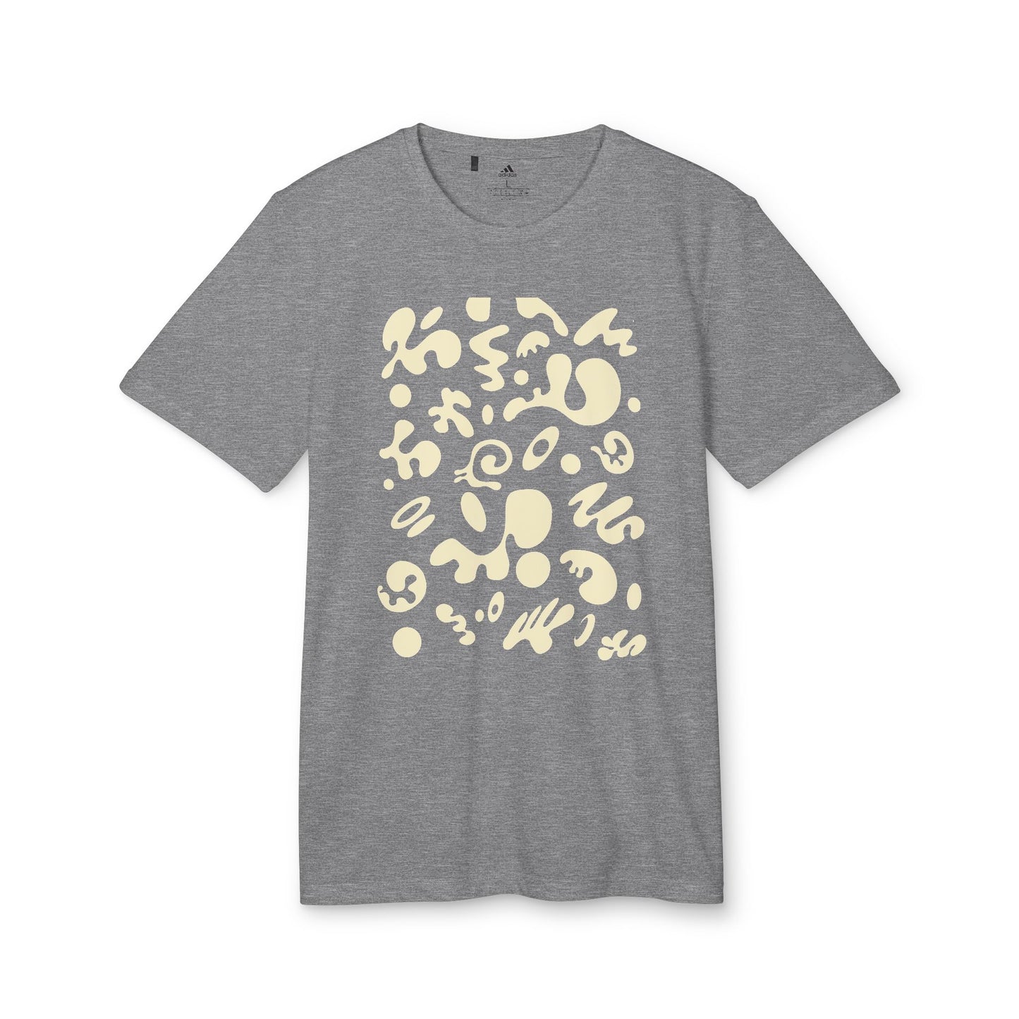 Pure Imagination Adidas Unisex Sport T-Shirt - Blank Page White