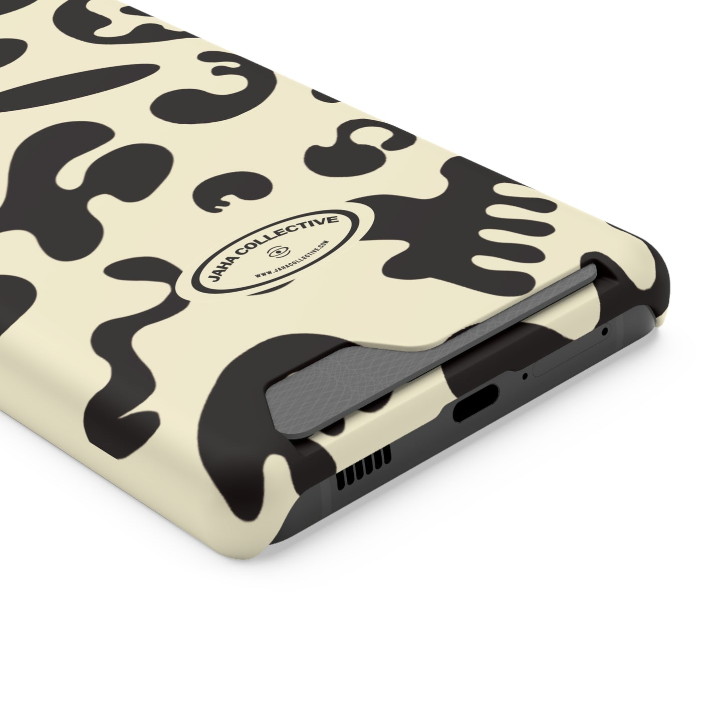 Pure Imagination Phone Case w Card Holder - Blank Page White