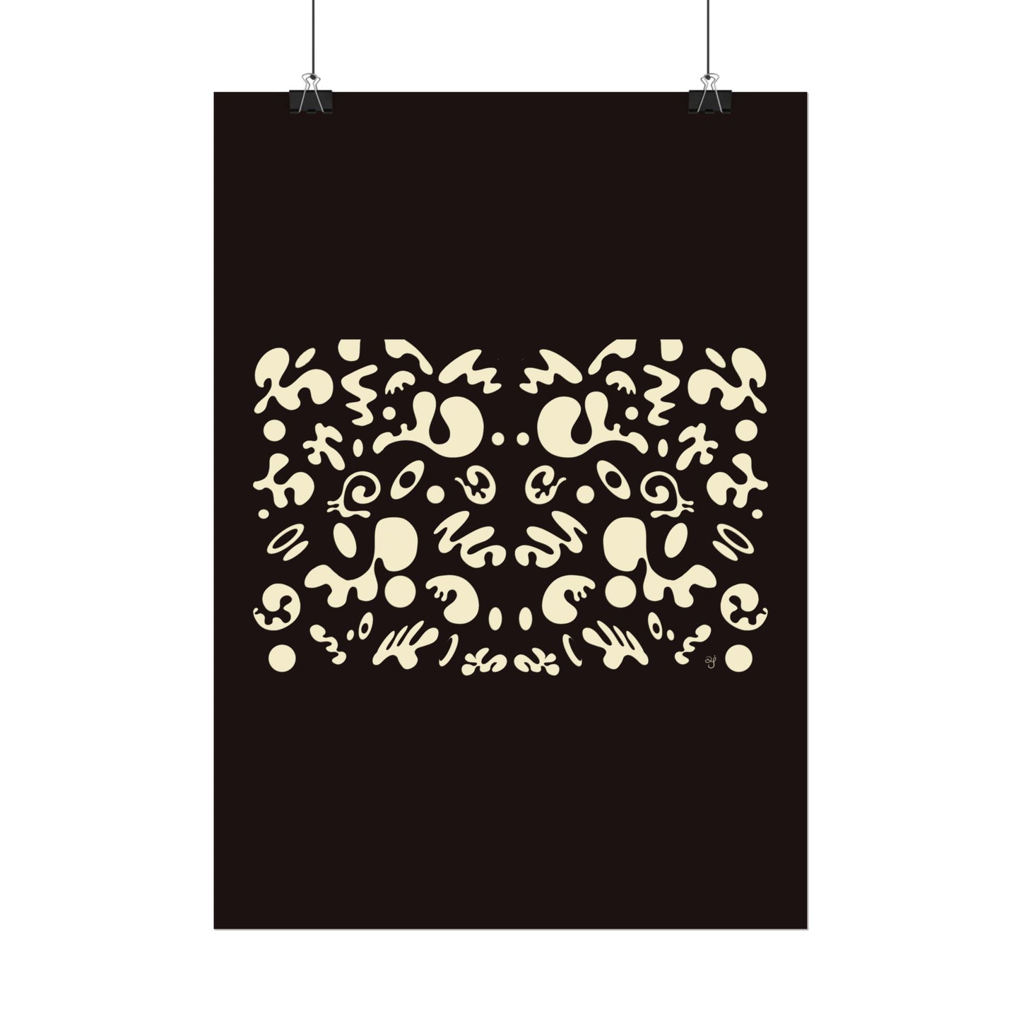 Mirror Work Rolled Poster (Portrait) - Smoke Signal